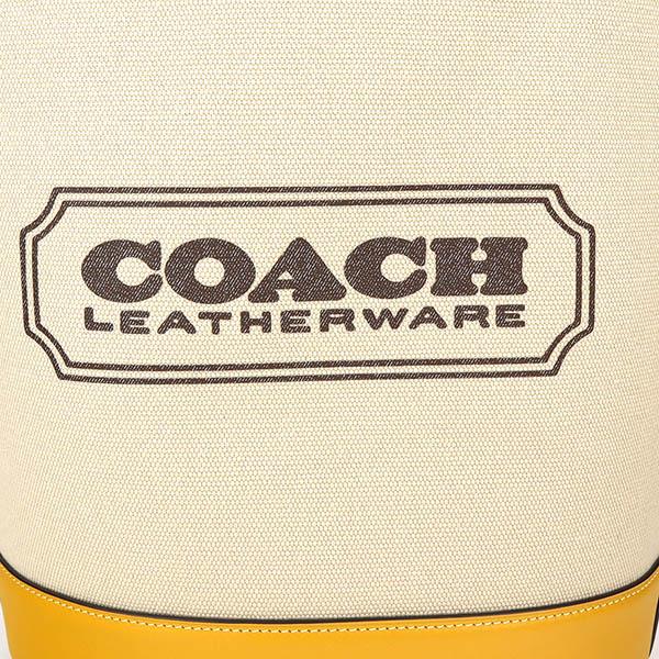 《クーポン》コーチ ショルダーバッグ COACH レディース ダコタ バケット バッグ イエロー ナチュラル CH739 B4VI3の画像