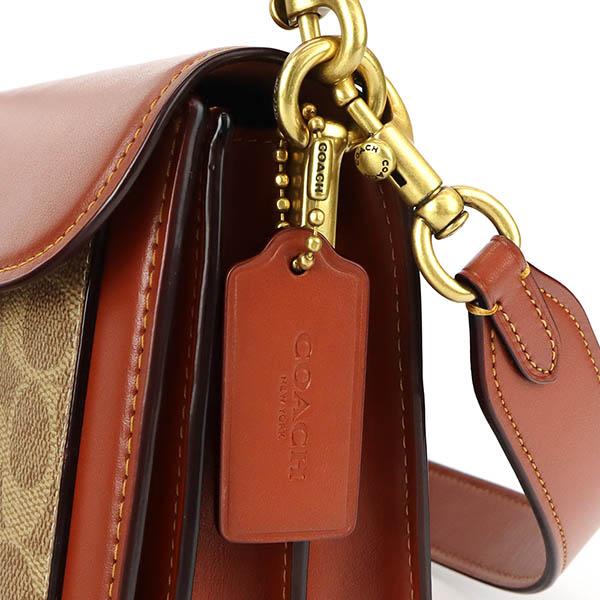 コーチ ショルダーバッグ COACH レディース タビー シグネチャー ワンショルダー ライトブラウン ベージュ CI032 B4NQ4