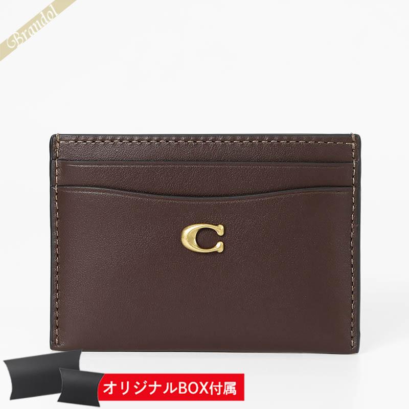 COACH（コーチ） カードケース エッセンシャル カード入れ ブラウン