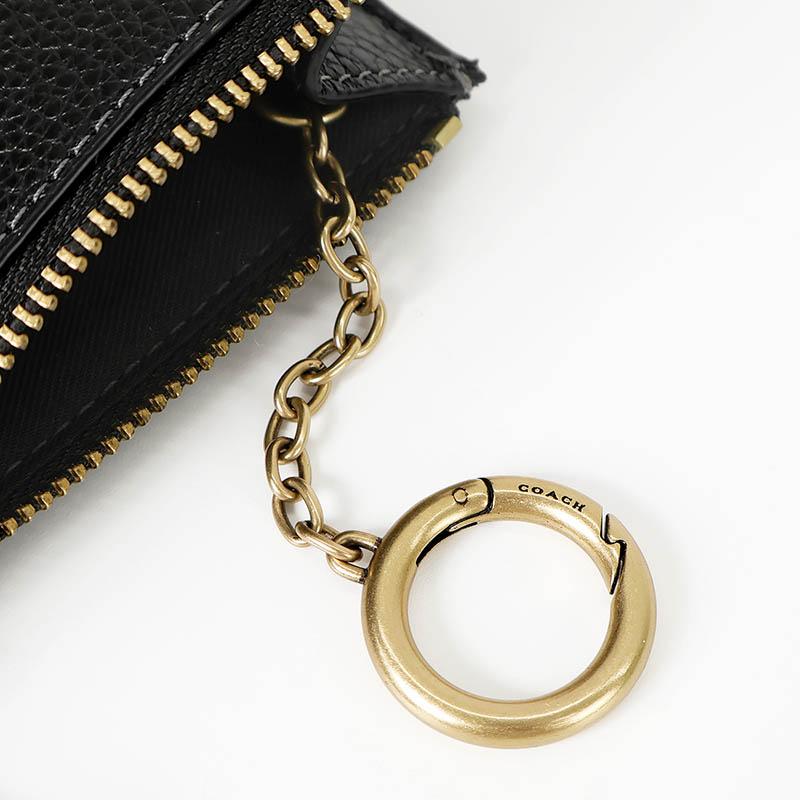 【新品】COACH エナメルケース 小銭入れ COACH（コーチ） 小銭入れ ミニ スキニー IDケース レザー コイン