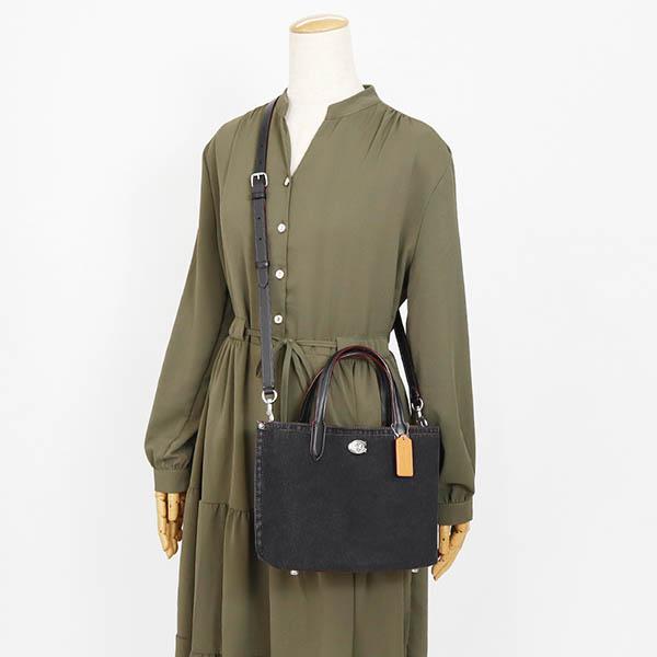 COACH コーチ ショルダーバッグ ウィロウ トート 24 デニム 2way COACH コーチ ショルダーバッグ ウィロウ トート 24 デニム 2way