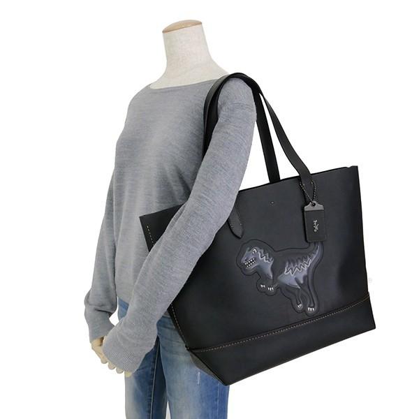 期間限定p 5 コーチ トートバッグ Coach メンズ レディース レキシー レザートート 恐竜 ブラック F Jiblk Co F Jiblk Brandol 通販 Yahoo ショッピング