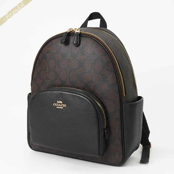 COACH コーチ リュックサック シグネチャー コーティングキャンパス 