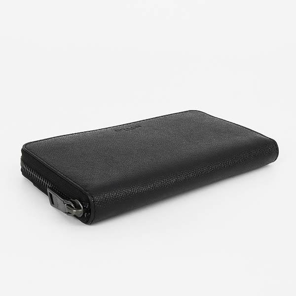 COACH コーチ 長財布 メンズ ラウンドファスナー クロスグレイン COACH コーチ 長財布 メンズ ラウンドファスナー クロスグレイン
