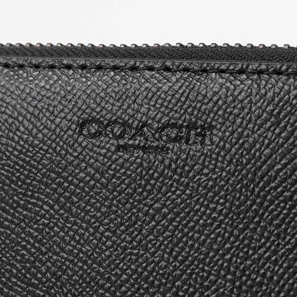 COACH コーチ 長財布 メンズ ラウンドファスナー クロスグレイン COACH コーチ 長財布 メンズ ラウンドファスナー クロスグレイン