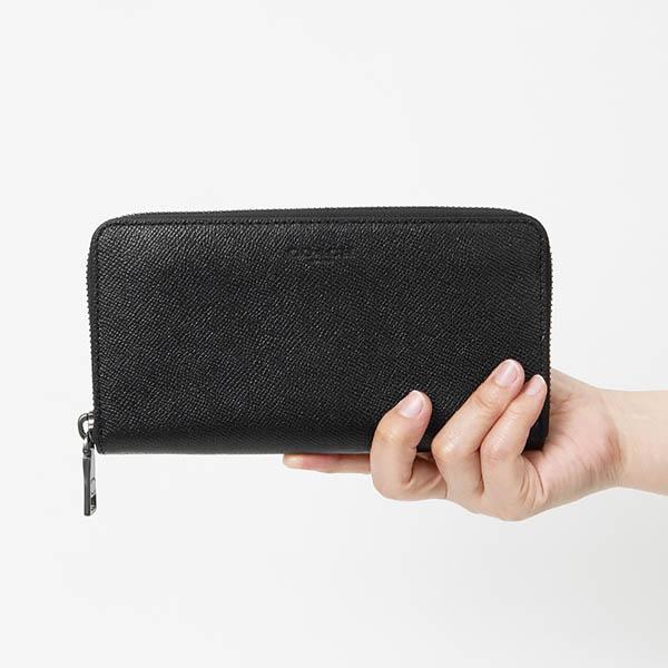 COACH コーチ 長財布 メンズ ラウンドファスナー クロスグレイン COACH コーチ 長財布 メンズ ラウンドファスナー クロスグレイン
