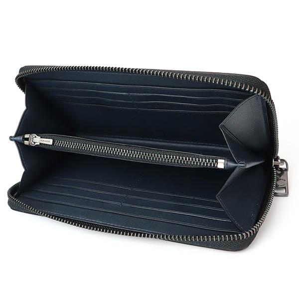 COACH コーチ 長財布 メンズ ラウンドファスナー シグネチャー COACH コーチ 長財布 メンズ ラウンドファスナー シグネチャー