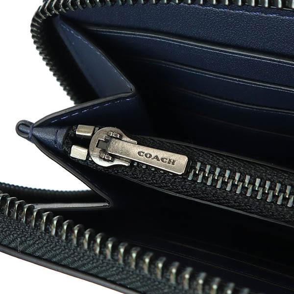 COACH コーチ 長財布 メンズ ラウンドファスナー シグネチャー COACH コーチ 長財布 メンズ ラウンドファスナー シグネチャー