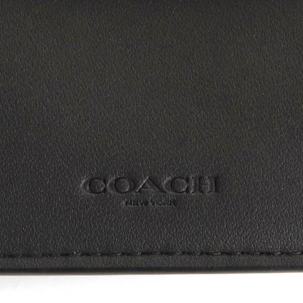 COACH 《P6倍_29日23:59迄》コーチ 二つ折り財布 メンズ シグネチャー  