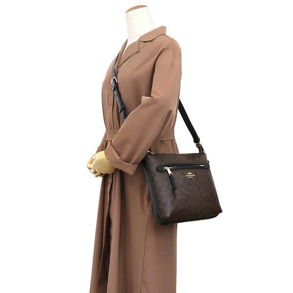 COACH コーチ F77885　シグネチャー柄斜め掛け　ショルダーバッグ COACH コーチ ショルダーバッグ レディース シグネチャー