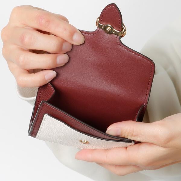 COACH コーチ 折り財布 カラーブロック 馬車ロゴ ピンク系 C4089 COACH コーチ 折り財布 カラーブロック 馬車ロゴ ピンク系 C4089