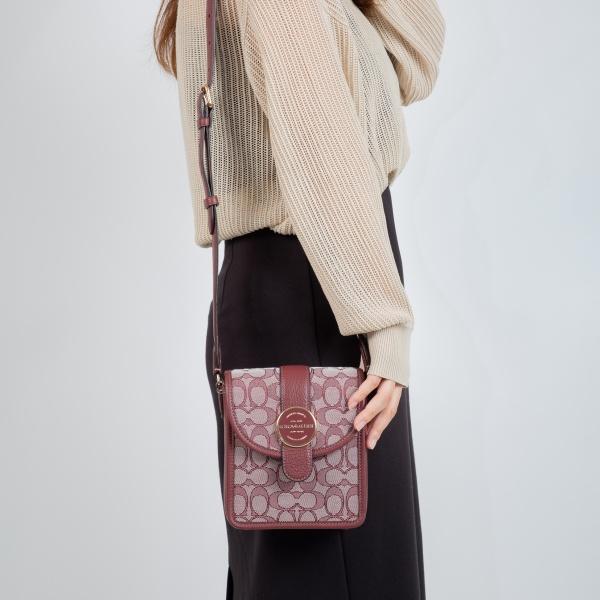 COACH コーチ ショルダーバッグ レディース シグネチャー 縦型 COACH コーチ ショルダーバッグ レディース シグネチャー 縦型