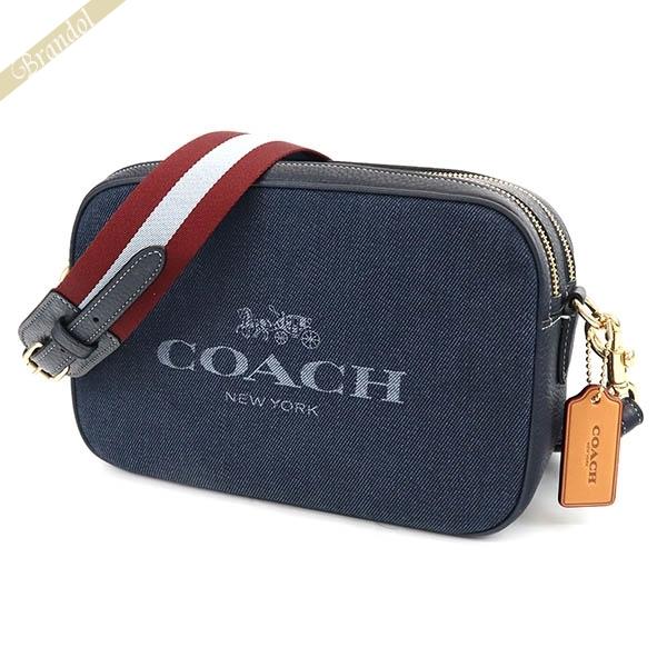 最大1500円クーポン コーチ ショルダーバッグ Coach レディース レディース ロゴ デニム ショルダーバッグ Brandolの 最大1500円クーポン コーチ ネイビー系 C8585 Co Fc8585 Imden カメラバッグ Brandol Imden