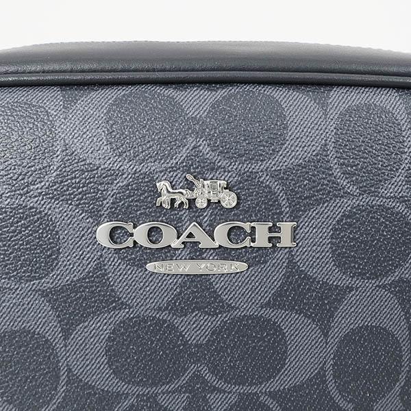 COACH コーチ ショルダーバッグ シグネチャー カメラバッグ ネイビー