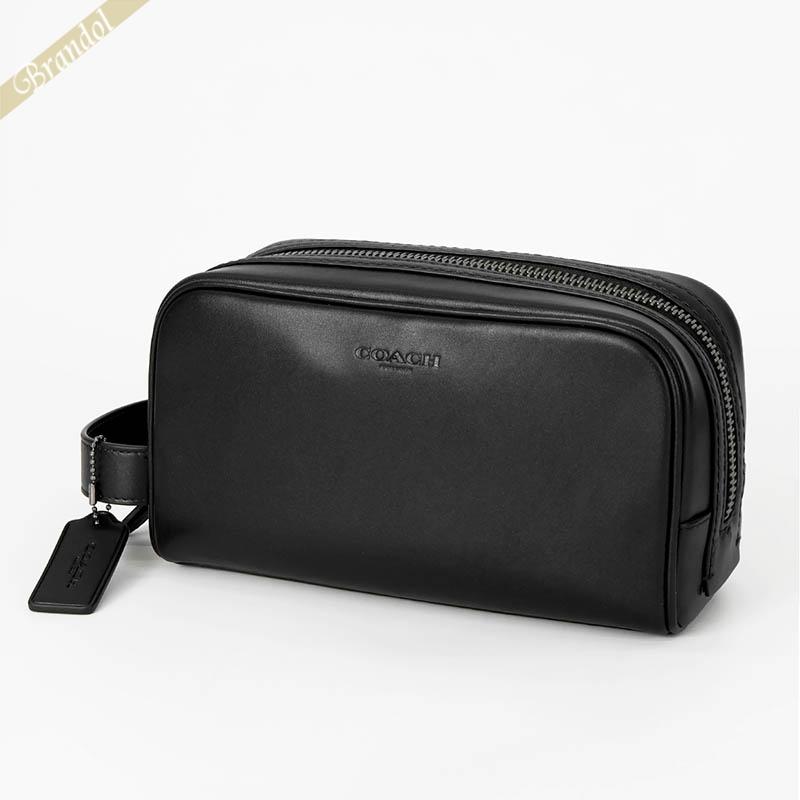 COACH（コーチ） セカンドバッグ スモール トラベルキット ブラック