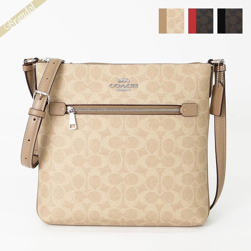 COACH（コーチ） ショルダーバッグ シグネチャーキャンバス 縦型