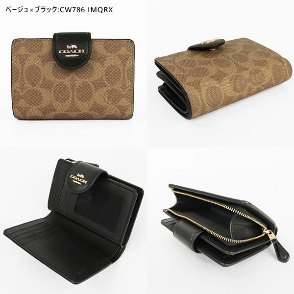COACH コーチ 二つ折り財布 ミディアム コーナー ジップ COACH コーチ 二つ折り財布 ミディアム コーナー ジップ