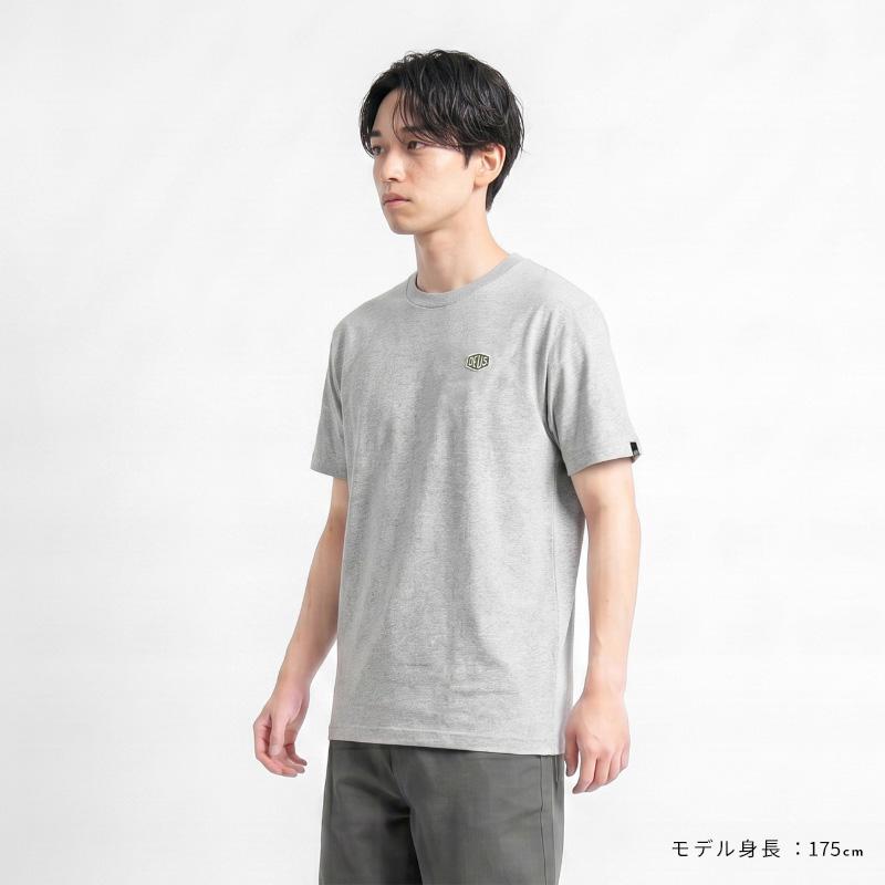 《クーポン》デウス・エクス・マキナ Tシャツ Deus Ex Machina メンズ 半袖 ワンポイント ロゴ S/M/L グレー T-DMF201877 GREY MARLE | DEUS EX MACHINA | 04