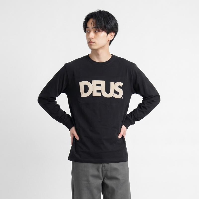 デウス・エクス・マキナ Tシャツ Deus Ex Machina メンズ 長袖 ロゴ S/M/L ブラック DMF81530 BLACK | DEUS EX MACHINA