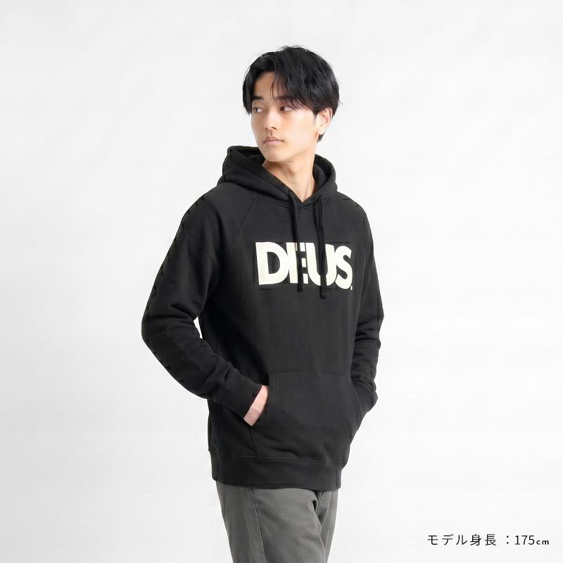 《クーポン》デウス・エクス・マキナ パーカー Deus Ex Machina メンズ ロゴ フーディ S/M/L ブラック DMF88526 BLACK | DEUS EX MACHINA | 02