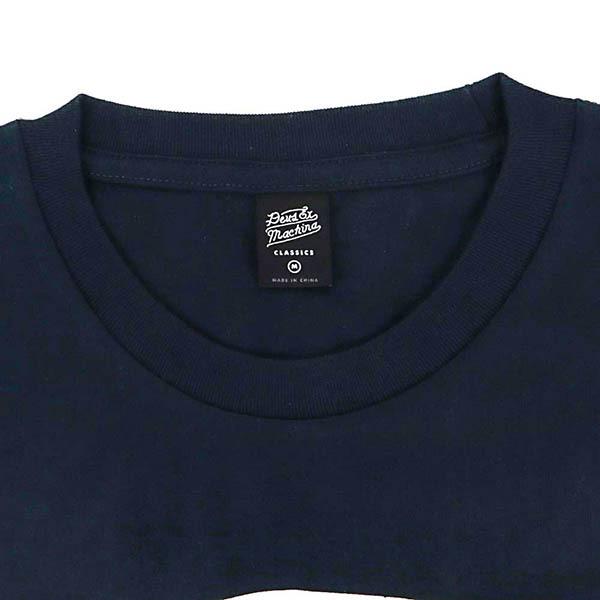 《クーポン》デウス・エクス・マキナ Tシャツ Deus Ex Machina メンズ 半袖 ロゴ S/M/L ネイビー T-DMW41808E NAVY | DEUS EX MACHINA | 01
