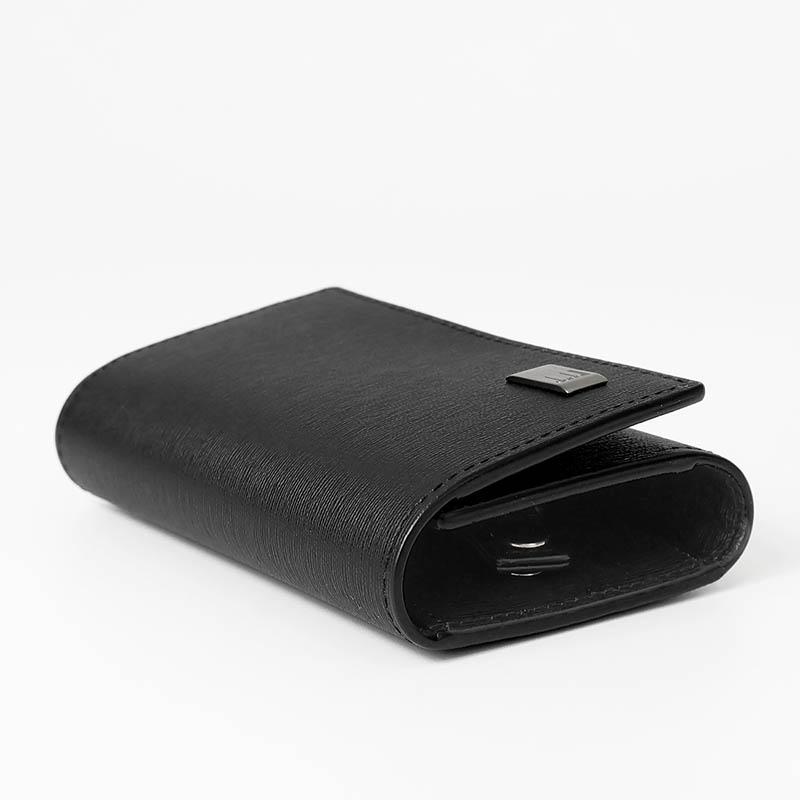 【新品送料無料】dunhill ダンヒル キーケース レザー ブラック ガンメタ 新品送料無料】dunhill ダンヒル キーケース レザー ブラック ガンメタ