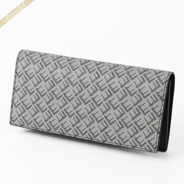 dunhill（ダンヒル） 長財布 シグネチャー柄 グレー 21R2100LT038R