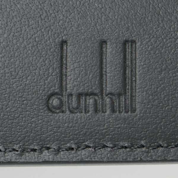 dunhill ダンヒル 二つ折り財布 シグネチャー柄 グレー dunhill ダンヒル 二つ折り財布 シグネチャー柄 グレー