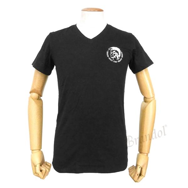 ディーゼル Tシャツ DIESEL メンズ 3枚組 Vネック S/M/L ブラック 00SHGU 0TANL 900｜brandol｜02