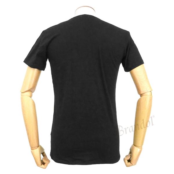 ディーゼル Tシャツ DIESEL メンズ 3枚組 Vネック S/M/L ブラック 00SHGU 0TANL 900｜brandol｜03