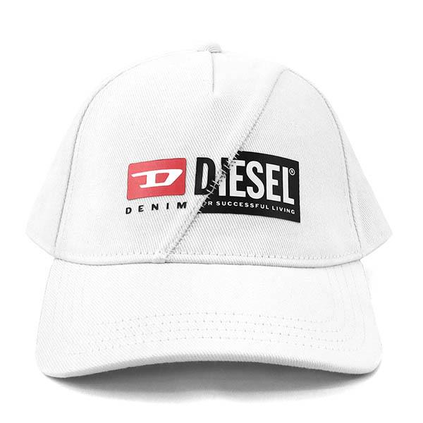 DIESEL ディーゼル 帽子 ロゴ ベースボールキャップ ホワイト DIESEL ディーゼル 帽子 ロゴ ベースボールキャップ ホワイト