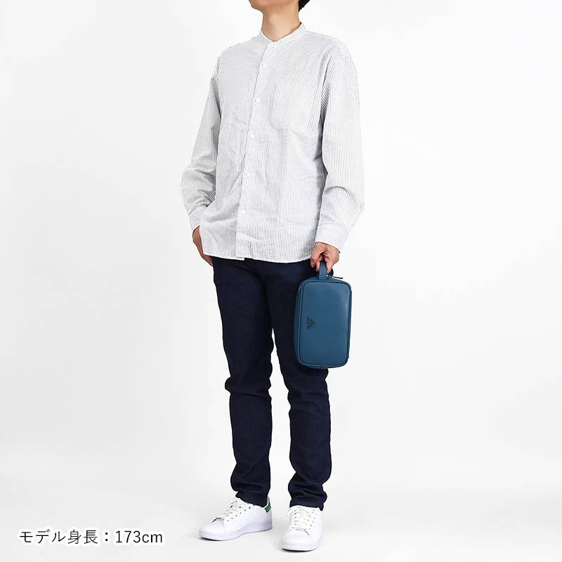 EMPORIO ARMANI エンポリオアルマーニ セカンドバッグ 箱型 ブルー系
