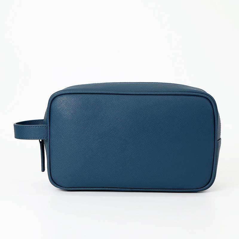 EMPORIO ARMANI エンポリオアルマーニ セカンドバッグ 箱型 ブルー系