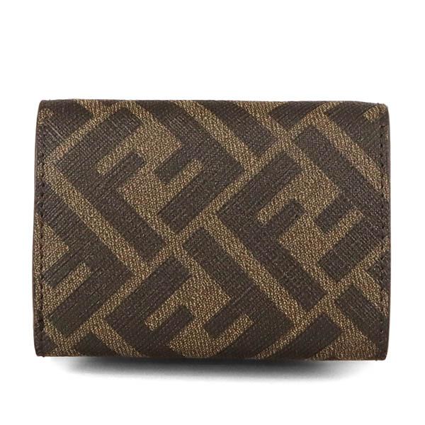 FENDI フェンディ 三つ折り財布 メンズ ズッカ柄 ベージュ FENDI フェンディ 三つ折り財布 メンズ ズッカ柄 ベージュ