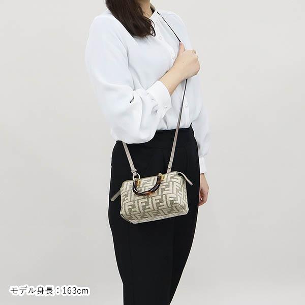 《P8倍_15日23:59迄》フェンディ ショルダーバッグ FENDI レディース FF柄 2way ミニボストンバッグ ベージュ系 8BS067 AL9QF1IQS｜brandol｜10