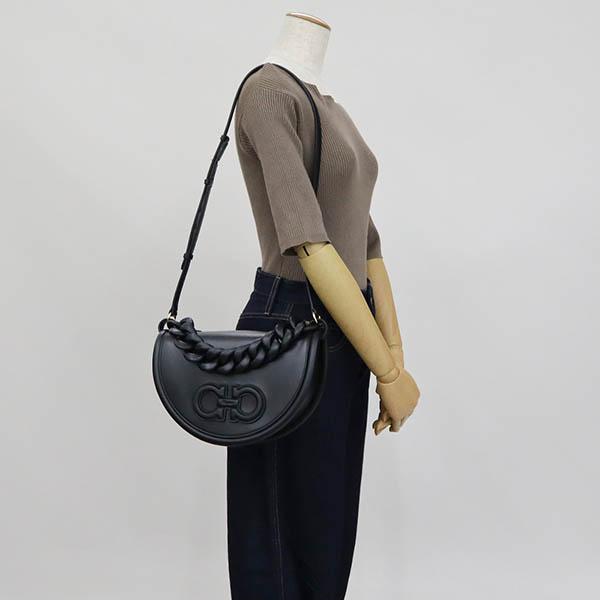 フェラガモ ショルダーバッグ Ferragamo レディース AURA レザー 2way 