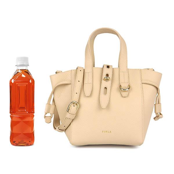 FURLA フルラ 2wayバッグ ミニバッグ キャンディバッグ ベージュ系 フルラ Furla キャンディ ショルダーバッグ PVC ベージュ