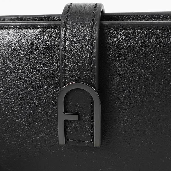 FURLA フルラ 二つ折り財布 レザー ブラック レディース WP00401 FURLA フルラ 二つ折り財布 レザー ブラック レディース WP00401