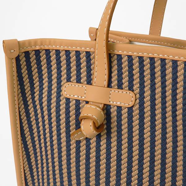 ジャンニ キアリーニ トートバッグ GIANNI CHIARINI MARCELLA マルチェッラ ストライプ Mサイズ ポーチ付き 各色 BS 6850 CAB□_10