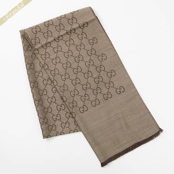 GUCCI グッチ ストール ウール シルク GG柄 ショール 薄手 GUCCI グッチ ストール ウール シルク GG柄 ショール 薄手