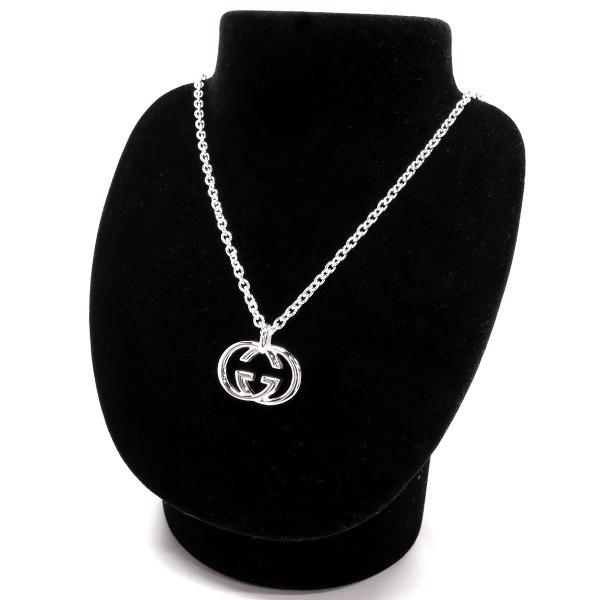 GUCCI グッチ ネックレス メンズ Gロゴモチーフ シルバー GUCCI グッチ ネックレス メンズ Gロゴモチーフ シルバー