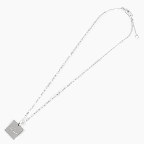 GUCCI グッチ ネックレス レディース スクエア プレート GUCCI グッチ ネックレス レディース スクエア プレート