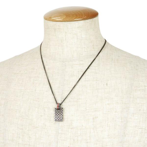 GUCCI グッチ ネックレス メンズ ディアマンテモチーフ スクエア GUCCI グッチ ネックレス メンズ ディアマンテモチーフ スクエア