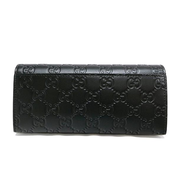 GUCCI グッチ 長財布 財布 メンズ シグネチャー レザー ロング