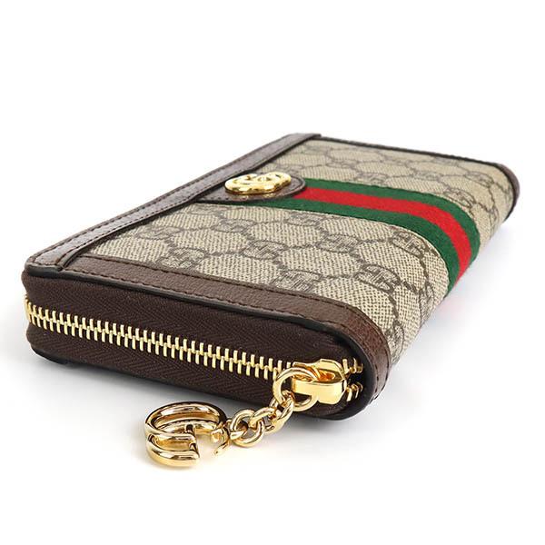 GUCCI（グッチ） 長財布 ラウンドファスナー オフィディア GG