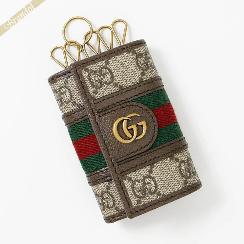 GUCCI（グッチ） キーケース オフィディア GGスプリーム ブラウン系