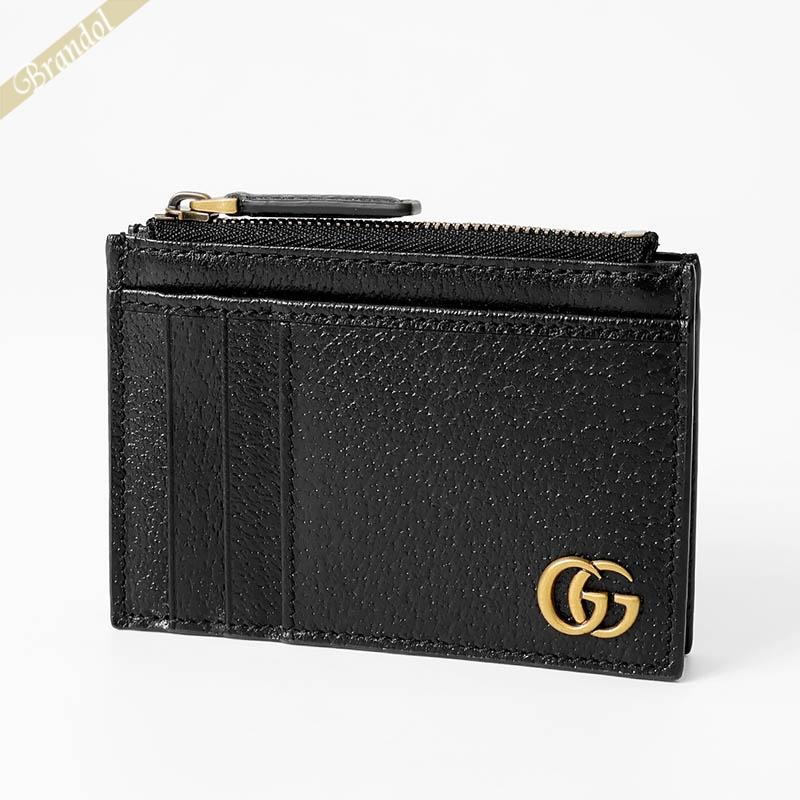 GUCCI（グッチ） 小銭入れ GUCCI GGマーモント カードケース ブラック
