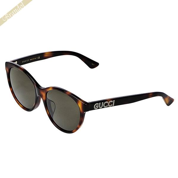 GUCCI サングラス　GG0419SA 002 ラインストーン　極美品 GUCCI（グッチ） 《クーポン財布》グッチ サングラス フォックス型
