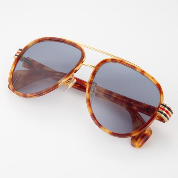GUCCI グッチ サングラス メンズ ティアドロップ型 マーブル柄 GUCCI グッチ サングラス メンズ ティアドロップ型 マーブル柄