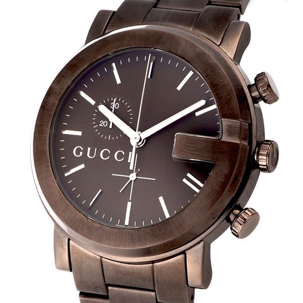 GUCCI グッチブラウン クロノグラフ腕時計 GUCCI（グッチ） メンズ腕時計 GUCCI Gクロノ G-Chrono クロノグラフ